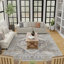 Tapis oriental en polypropylène tissé à la main Kelston-1227824615
