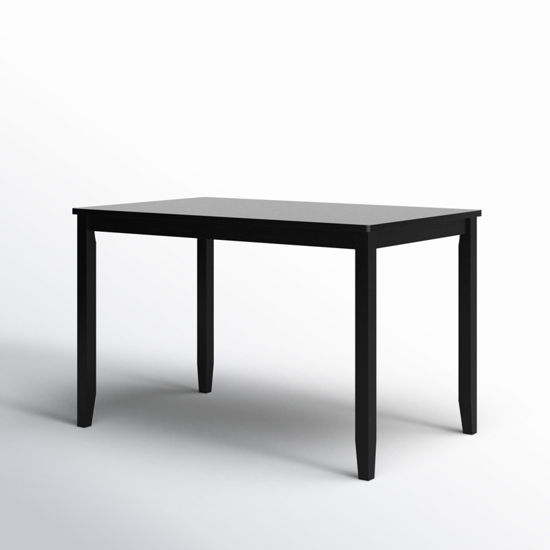 Table de salle à manger L 47,2 po x l 29,3 po Majidah, Noir