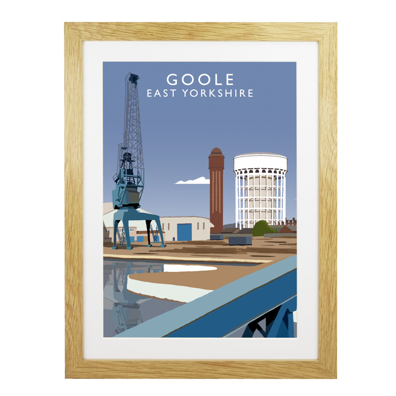 Richard O'Neil - Print, 43.5 cm H x 33.5 cm W x 2.2 cm D, Oak Wood Frame