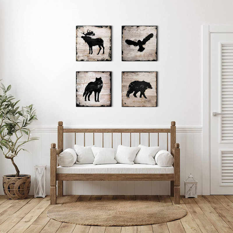 4 Piece Wrapped Canvas Print