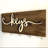 "Keys" Rustic Wood Wall-Mounted Key Holder