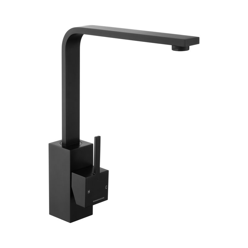 Rangemaster Kube Kitchen Faucet, Matte Black