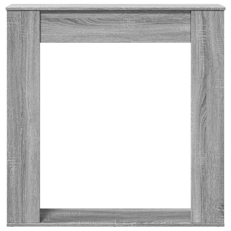 Engineered Wood Fireplace Surround, Grey Sonoma