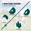 VEVOR Green Metal Line Post