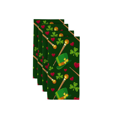 Polyester Geometric Square Napkin