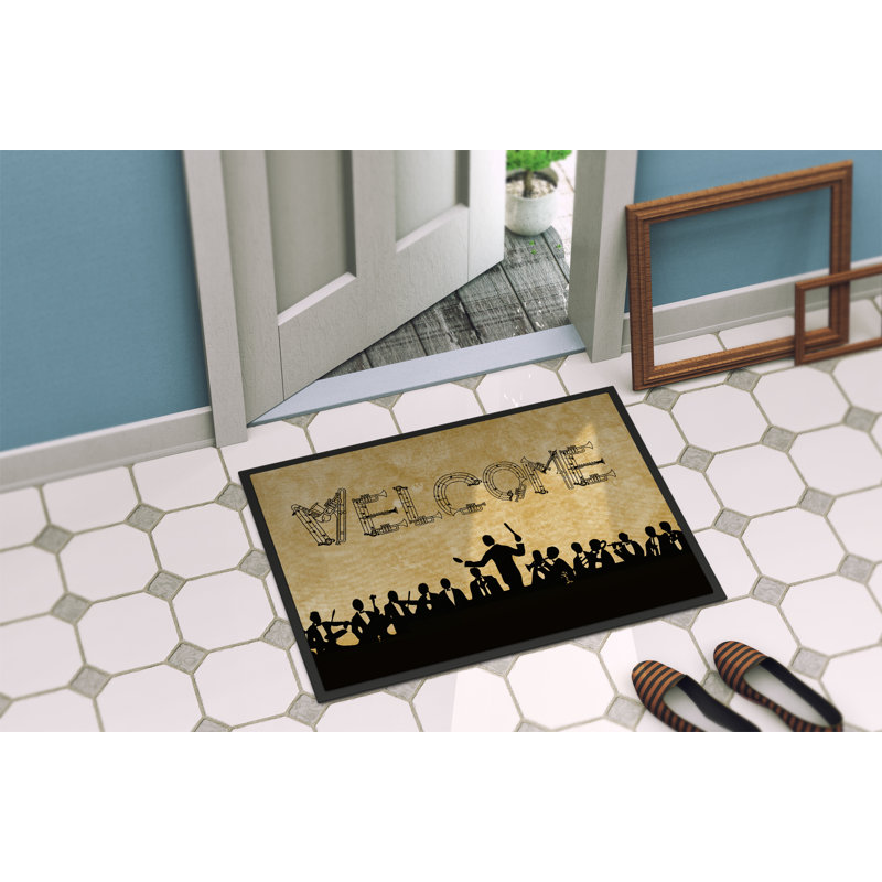 Tapis d'entrée antidérapant Symphony, Rectangle 2 pi x 3 pi