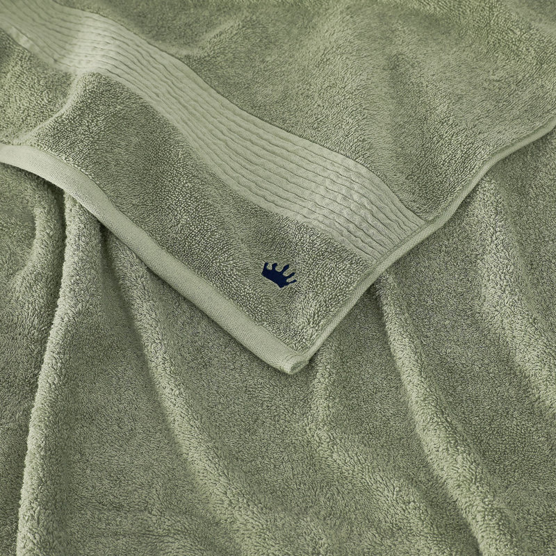  Ensemble de serviettes 8 pièces en coton et coton TENCEL, Vert
