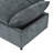 Modular Deep Gray Sectional Sofa With Durable Polyester Upholstery