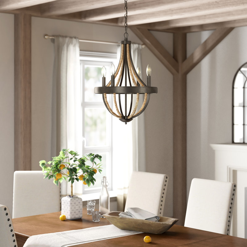 Lustre empire 4 lumières Anabell