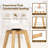16" W Upholstered Swivel Counter Stool-1145952122-1145952121