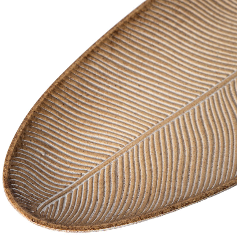 Plateau de table basse Long Leaf, Or