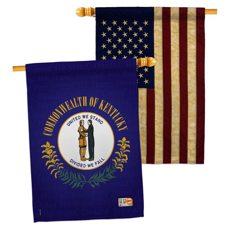 Drapeau décoratif 3 pi 3 po x 2 pi 2 pi Polyester