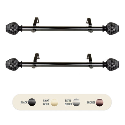 Adjustable Single Curtain Rod