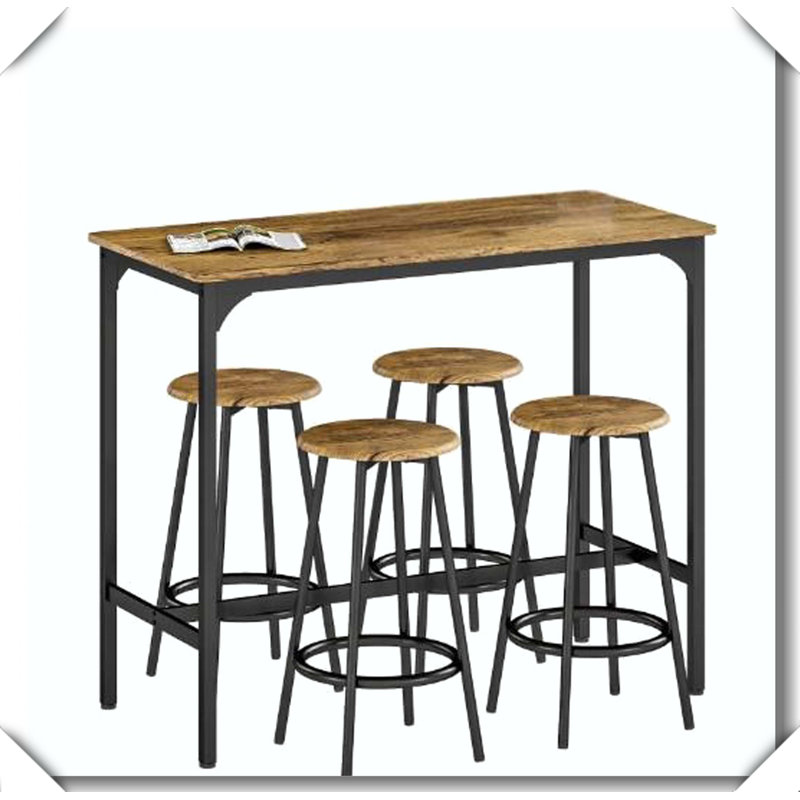 Ensemble de tabourets de table 5 pièces