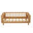 Wood Platform Bed with Rails-111912648-111912650