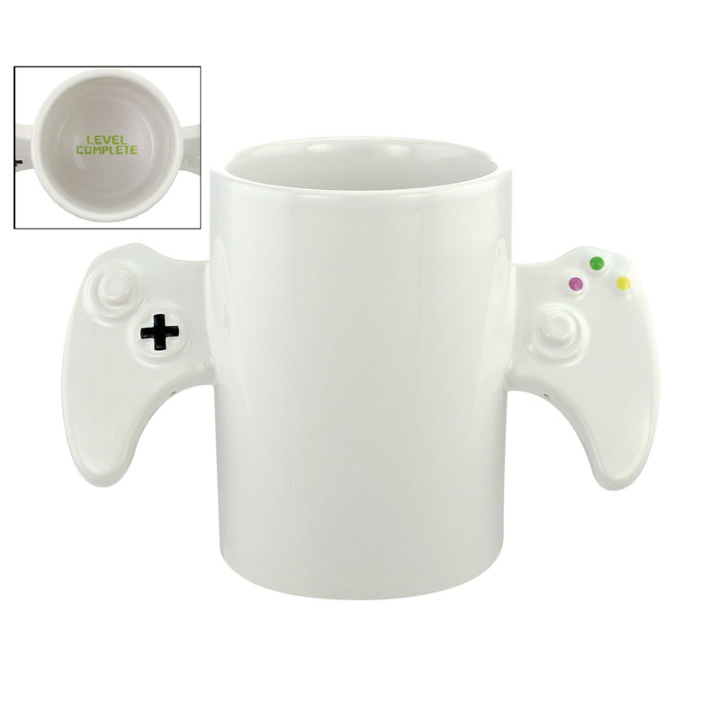 Fiore Ceramic Coffee Mug, White