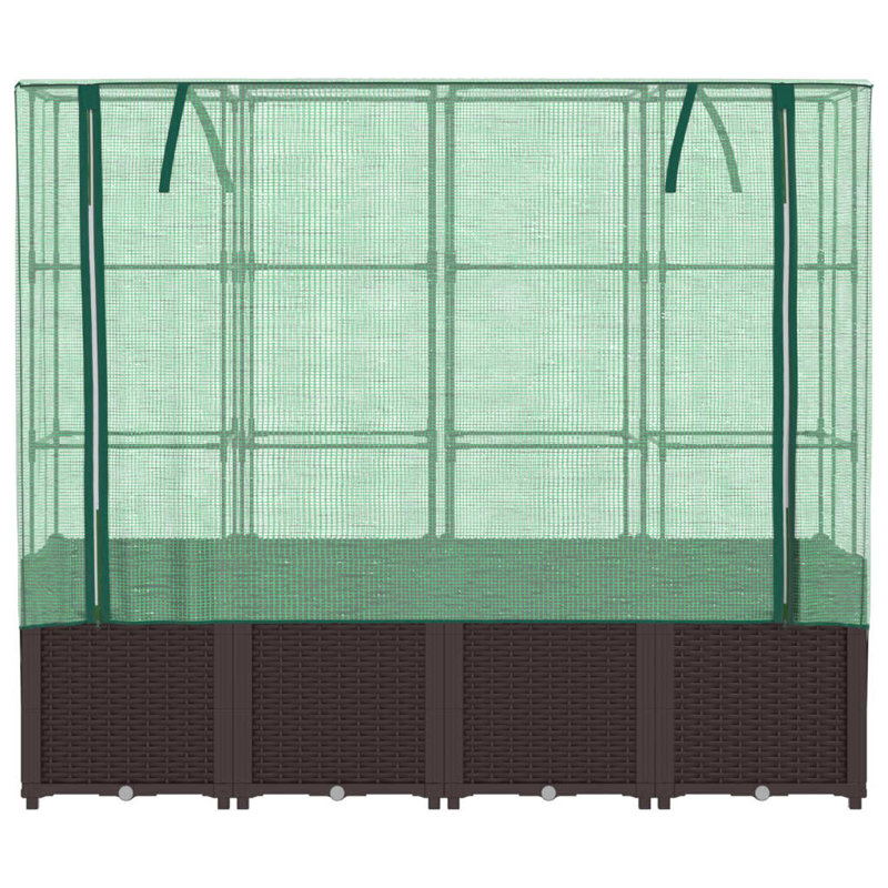 Bauer Raised Garden Bed, Brown