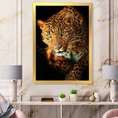 Portrait d'un léopard VII - reproduction sur toile