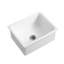 Évier de cuisine en porcelaine encastrable 23,5 po x 18,5 po