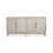 68" Cream Solid Wood 4-Door Media Credenza_Sideboard