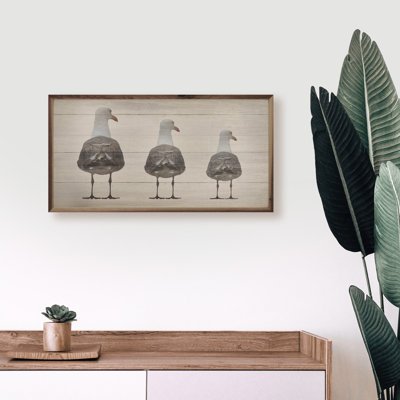 Three Sea Gulls
