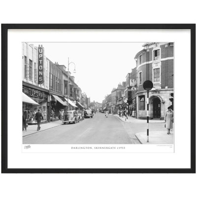 Darlington, Skinnergate C1955 by Francis Frith - Single Picture Frame Print