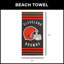 Serviette de plage NFL Stripes-1005698629