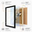 Orca Rising Minimalist - Framed Print-1786647260-1786647261