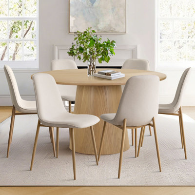 Ensemble de 6 chaises d'appoint à dossier plein de 18 po de hauteur