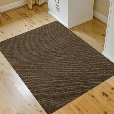 Barbury Weave 35 in. x 47 in. 9 to 5 Desk Chair Mat