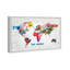 Hipster Mapa Mundi - impression sur toile tendue-67049758-67049757