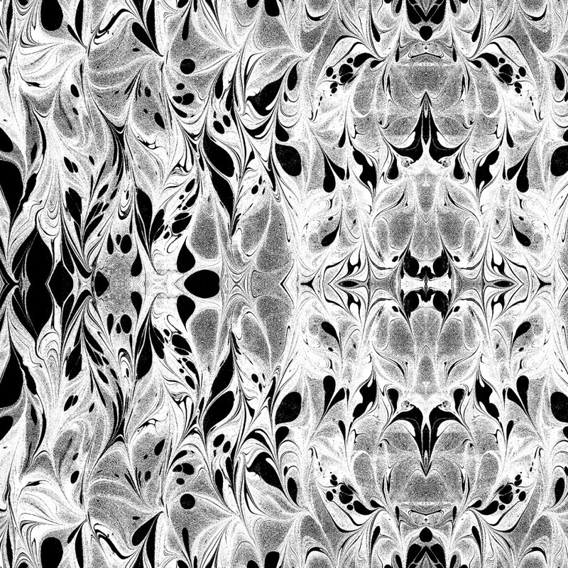 Fluid, Black and White, Paper