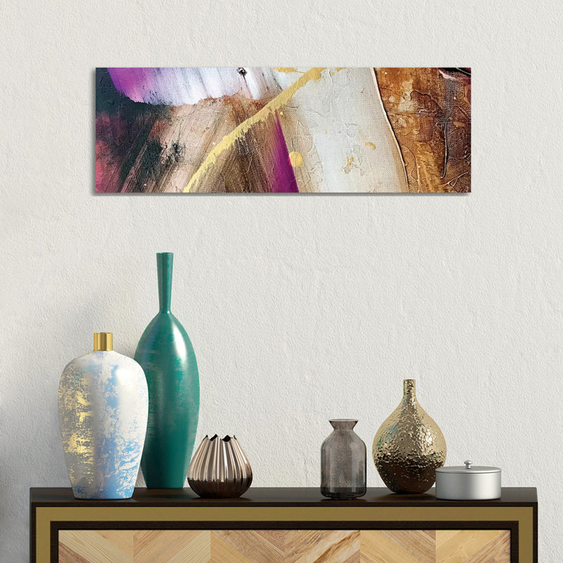 Rain III by Michael Goldzweig - Wrapped Canvas Panoramic Gallery-Wrapped Canvas Giclée, 30.48 cm H x 91.44 cm W x 1.91 cm D