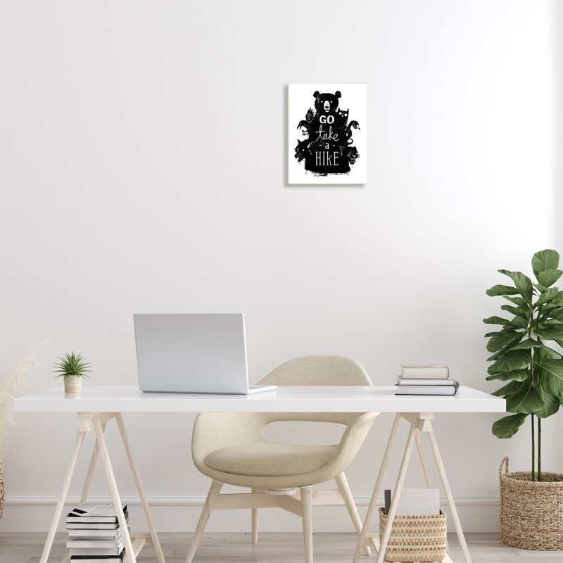 «Take A Hike» par Michael Buxton, L 10 po x H 15 po, Toile tendue