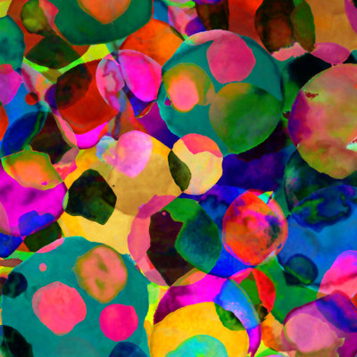 Naswith Amy Sia Rainbow Spot - Impression sur toile tendue