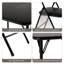 Ensemble repas 5 pièces pliable avec 4 chaises rembourrées en PVC, structure en fer-1217988579