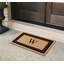 Paillasson monogrammé avec bordure classique en PVC naturel avec envers en PVC - robuste, anti-perte et facile à nettoyer-91901853-91901866