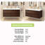 Meuble-lavabo double 47,6 po Neer