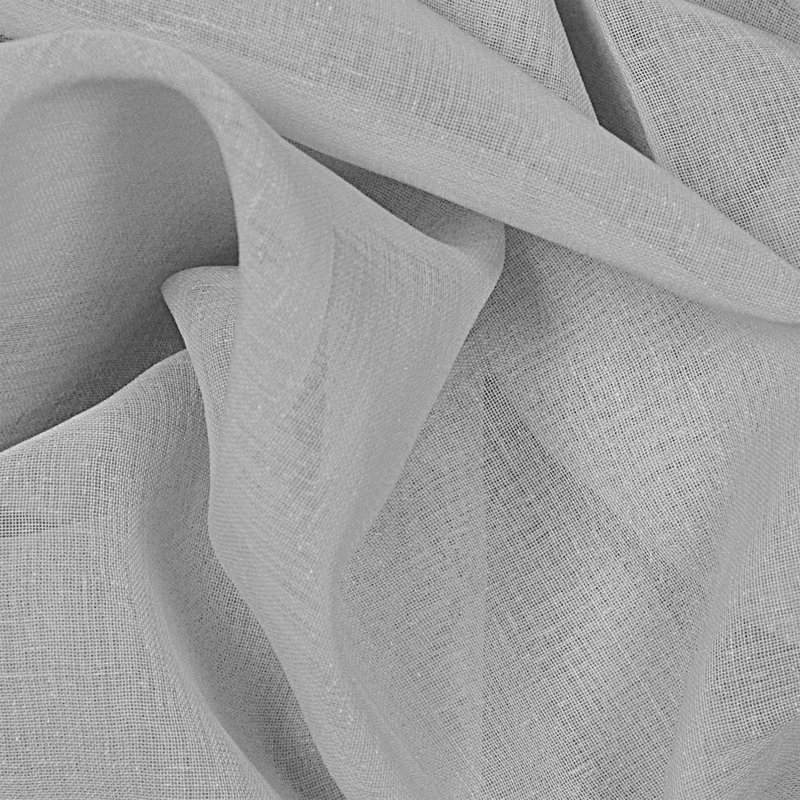 Aonan Solid Semi-Sheer Wanda Pleat Curtain Panels, White, 52" W x 96" L