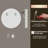 32" Round Frameless LED Bathroom Mirror, Dimmable Tri-Color Light, Anti-Fog, HD Shatterproof Glass