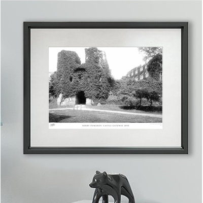 Berry Pomeroy, Castle Gateway 1890 - Single Picture Frame Print