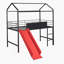 Lit mezzanine en métal avec glissade Aneesaa
