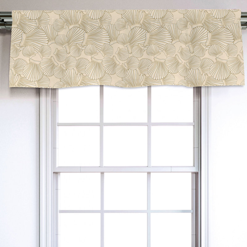 Sateen Ruffled Window Valance