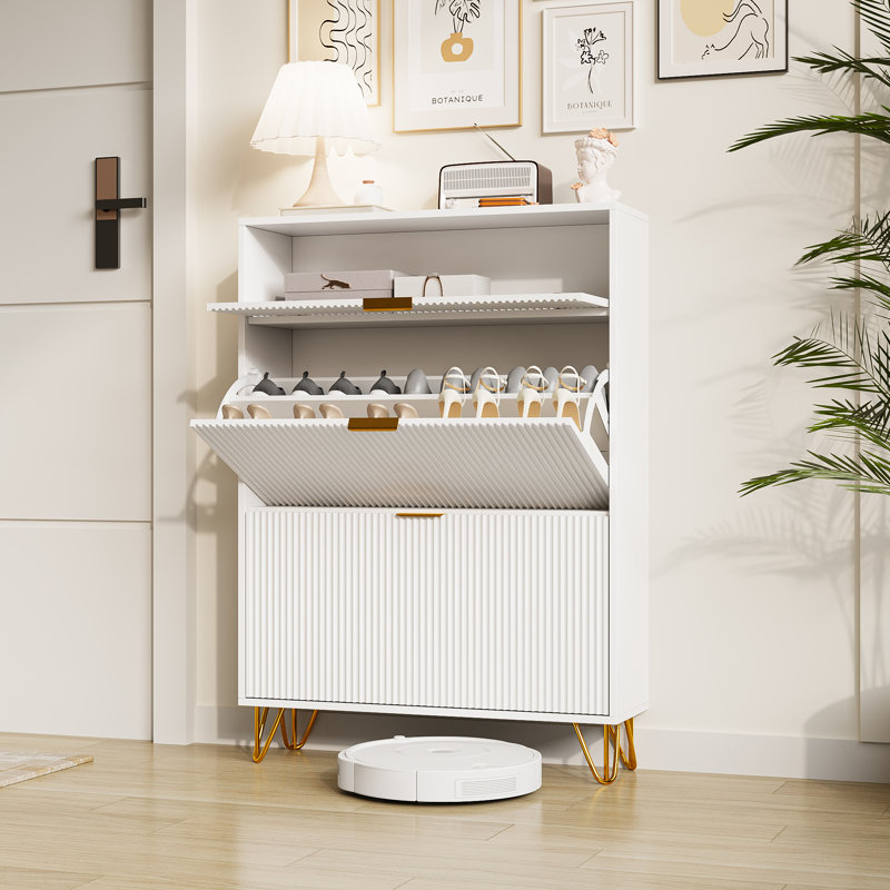 20 Pair Flip Down Shoe Storage