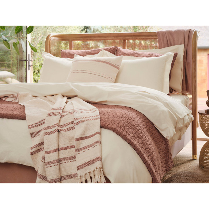Refined Organic Sheet Set, Queen Sheet Set with 2 Pillowcases, Undyed