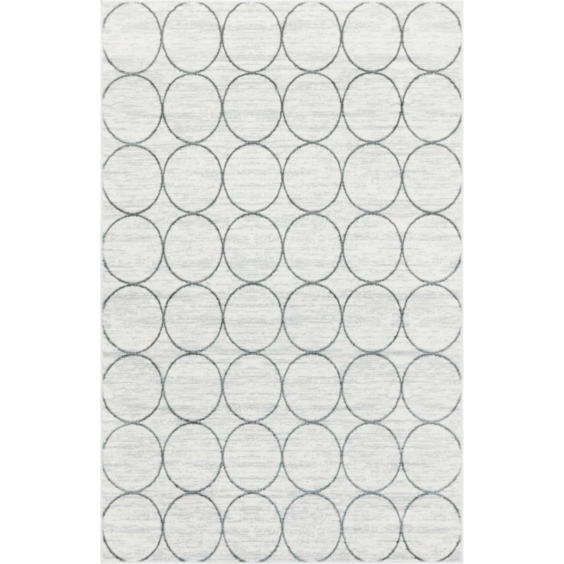 Linares Geometric Hand Woven Area Rug, Rectangle 183 x 274cm
