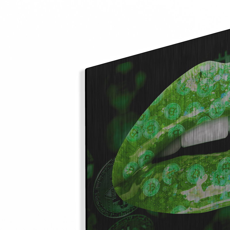 "Bitcoin Milkshake Shamrock" par Luxe, H 12 po x l 16 po