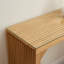 Ensemble de table et banc de salle à manger en pin naturel - Mobilier intérieur en bois polyvalent pour l'entrée, le salon, la cuisine et la chambre à coucher
