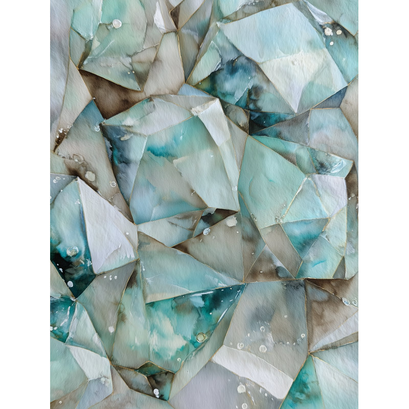 The Abstracted Gem, 40" H x 53" W