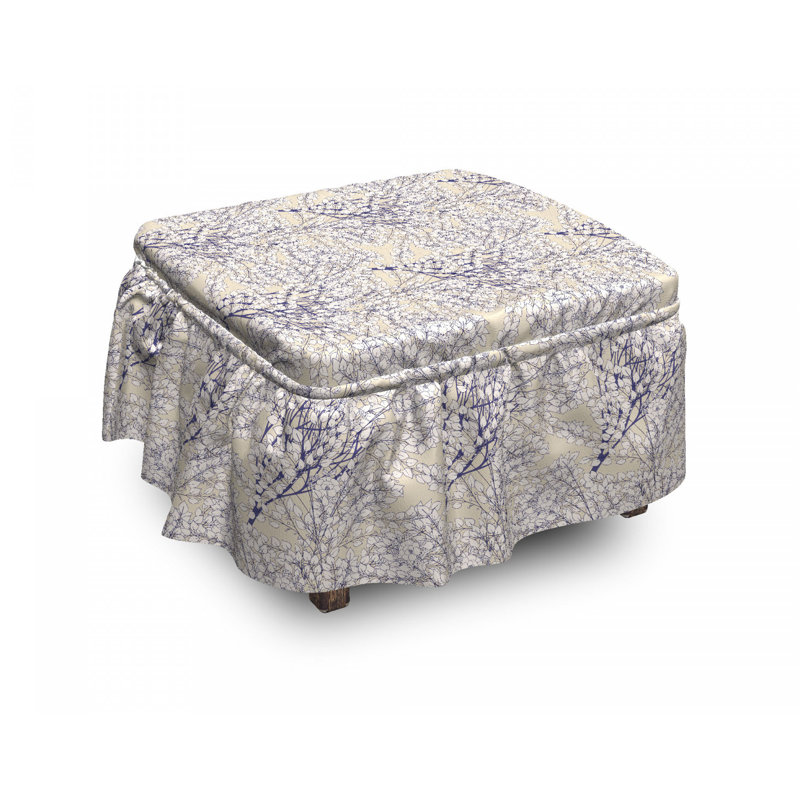 Housse pour repose-pieds usines antique